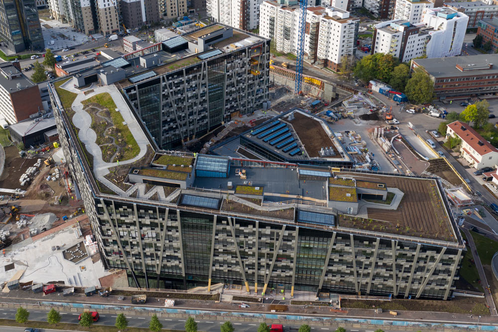 Den nye Oslo- parken blir 9 etasjer over bakken